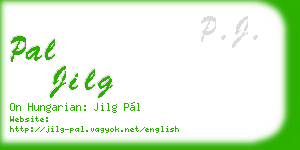 pal jilg business card